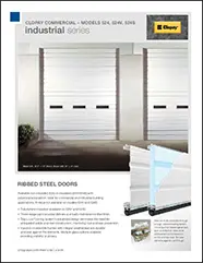 Clopay Industrial Series Models 524 ribbed steel doors