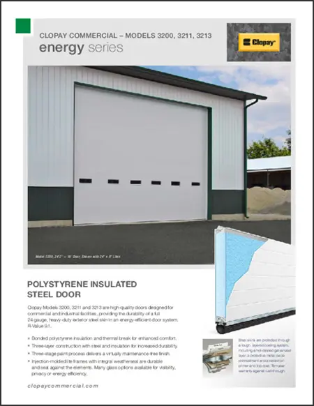 Clopay Commercial Energy Series doors