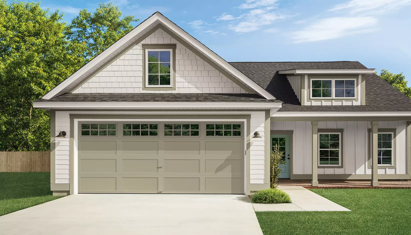 Clopay Bridgeport Steel garage door, example 7