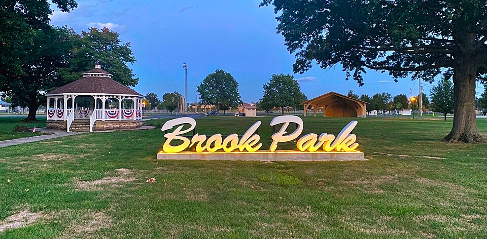 Brook Park, Ohio: the city recreation center and amphitheater
