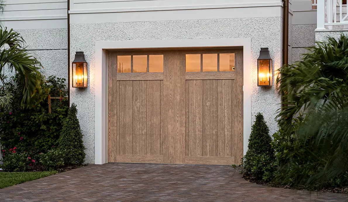 Clopay Canyon Ridge&reg; Carriage House (5-Layer) garage door
