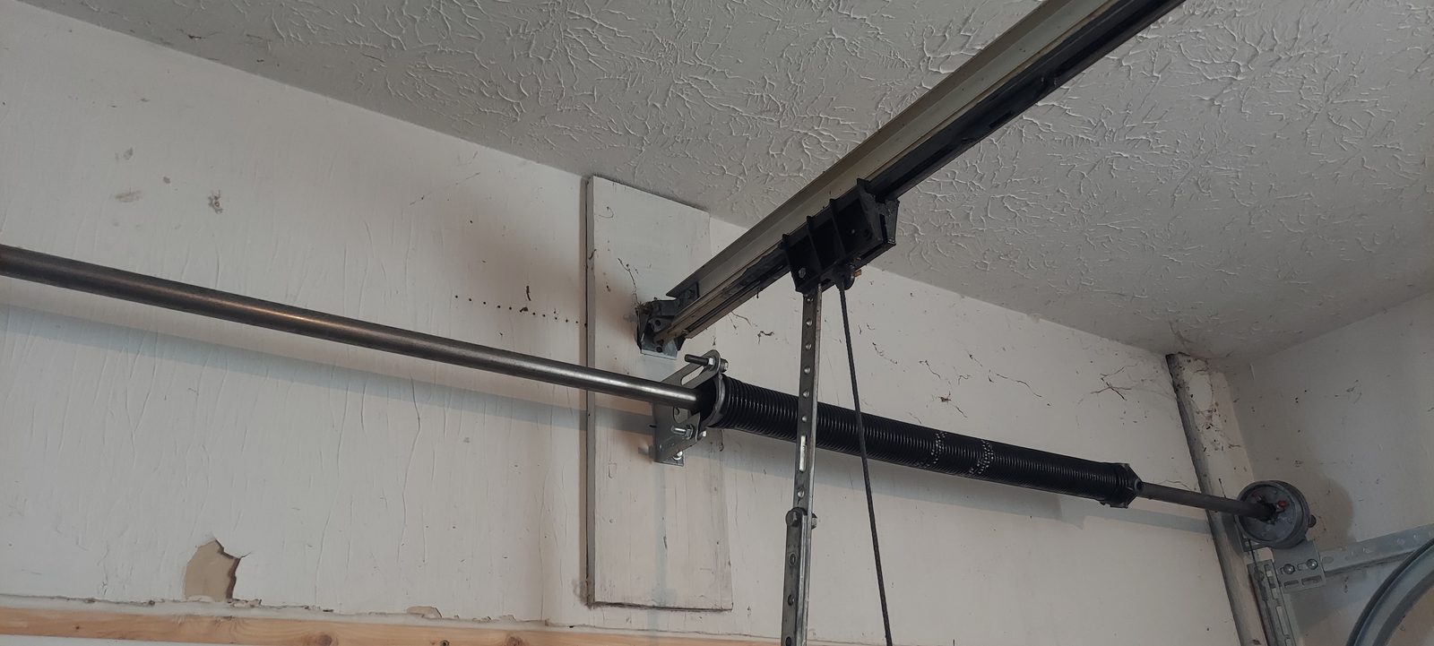 Garage door spring replacement job by Proactive Garage Door Repair