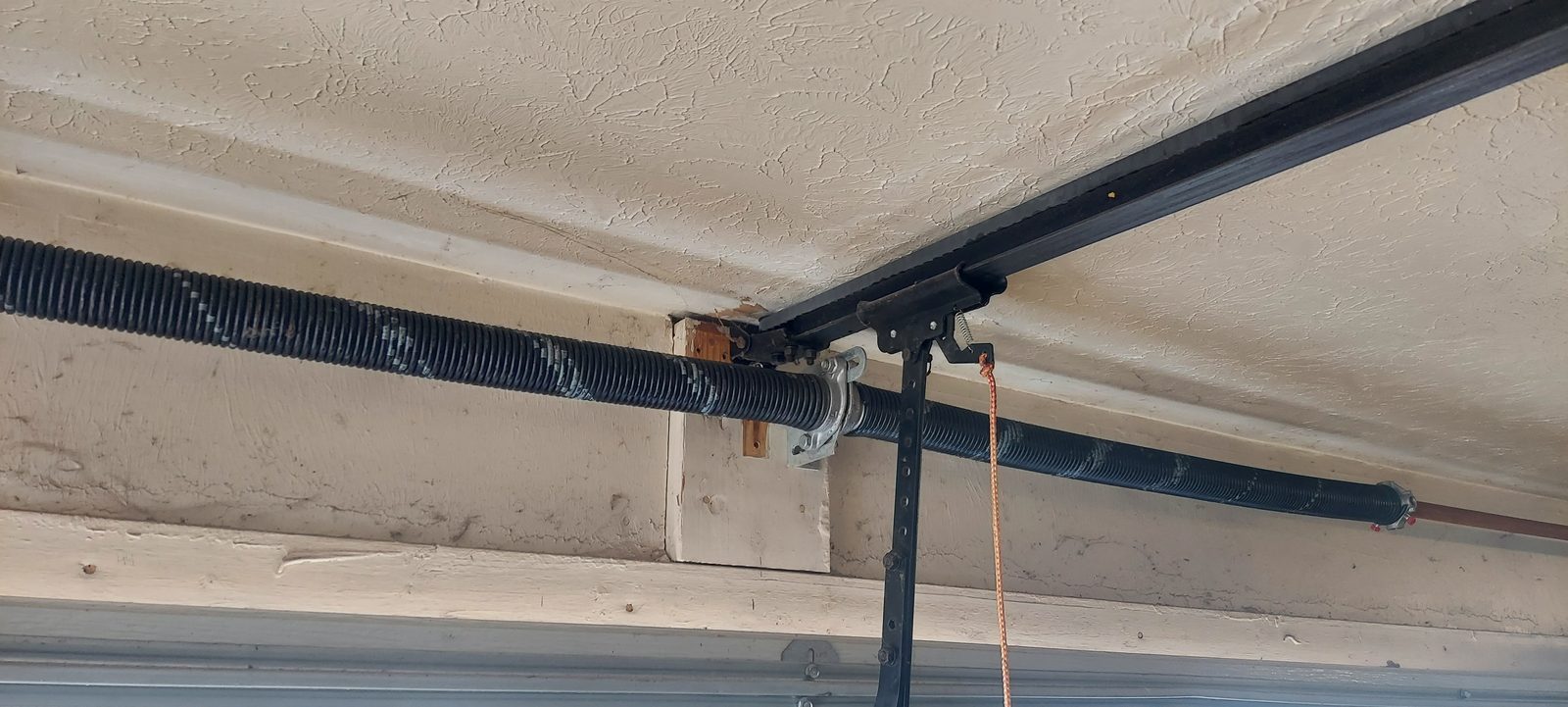 Garage door spring replacement job by Proactive Garage Door Repair