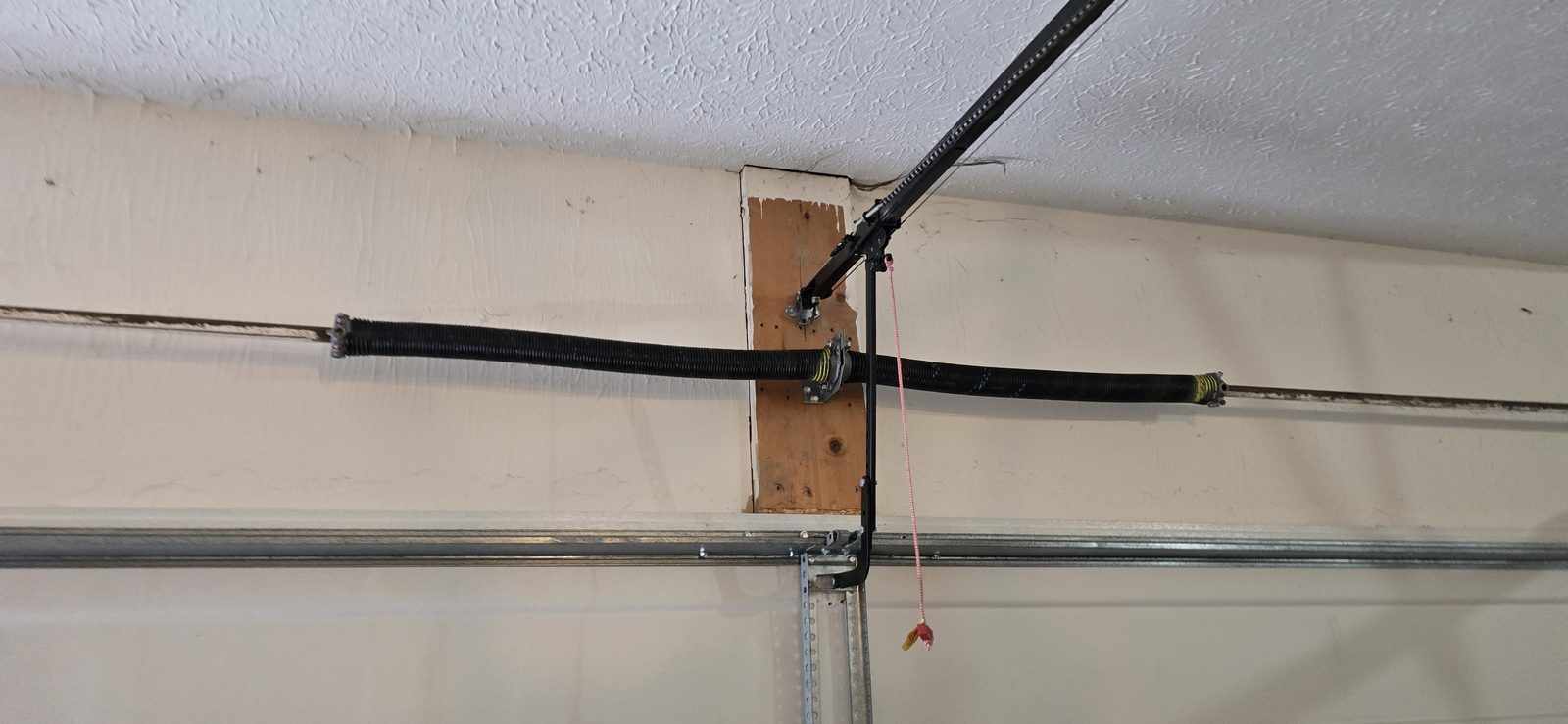 Garage door spring replacement job by Proactive Garage Door Repair