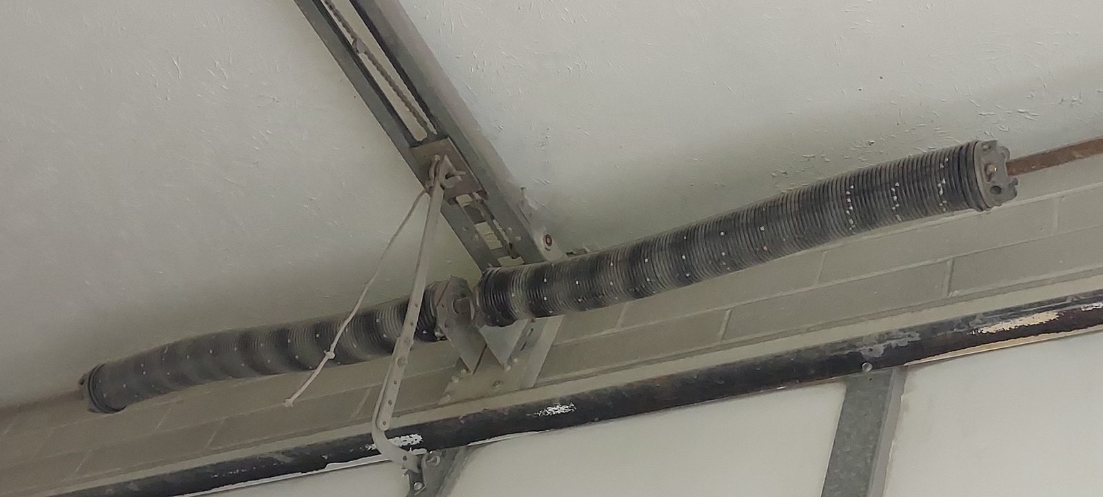 Garage door spring replacement job by Proactive Garage Door Repair
