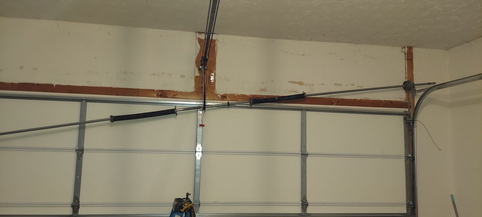 Garage door spring replacement job by Proactive Garage Door Repair