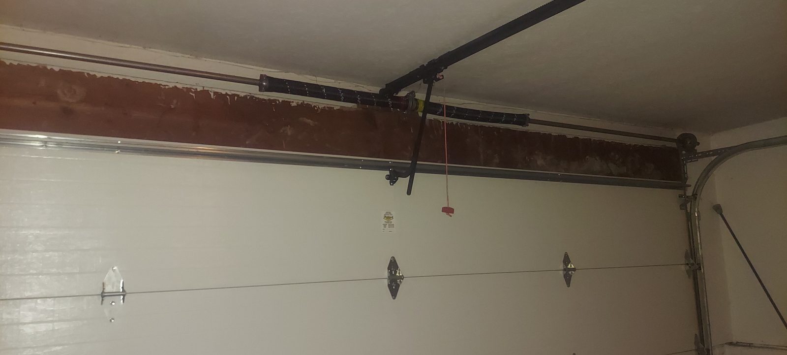 Garage door spring replacement job by Proactive Garage Door Repair