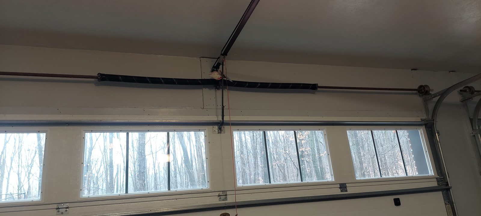 Garage door spring replacement job by Proactive Garage Door Repair in Hinckley, Ohio