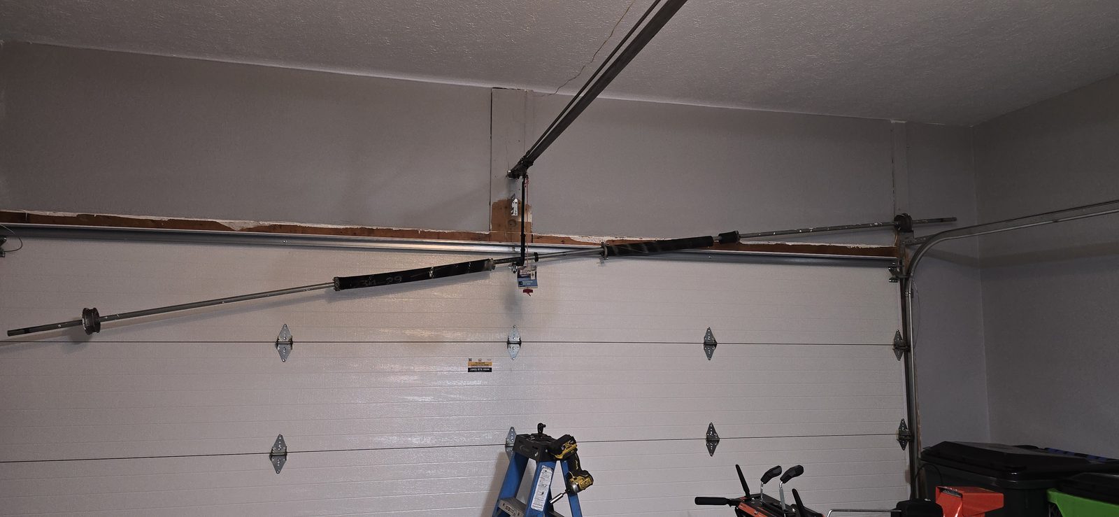 Garage door springs replaced and adjusted by Proactive Garage Door Repair