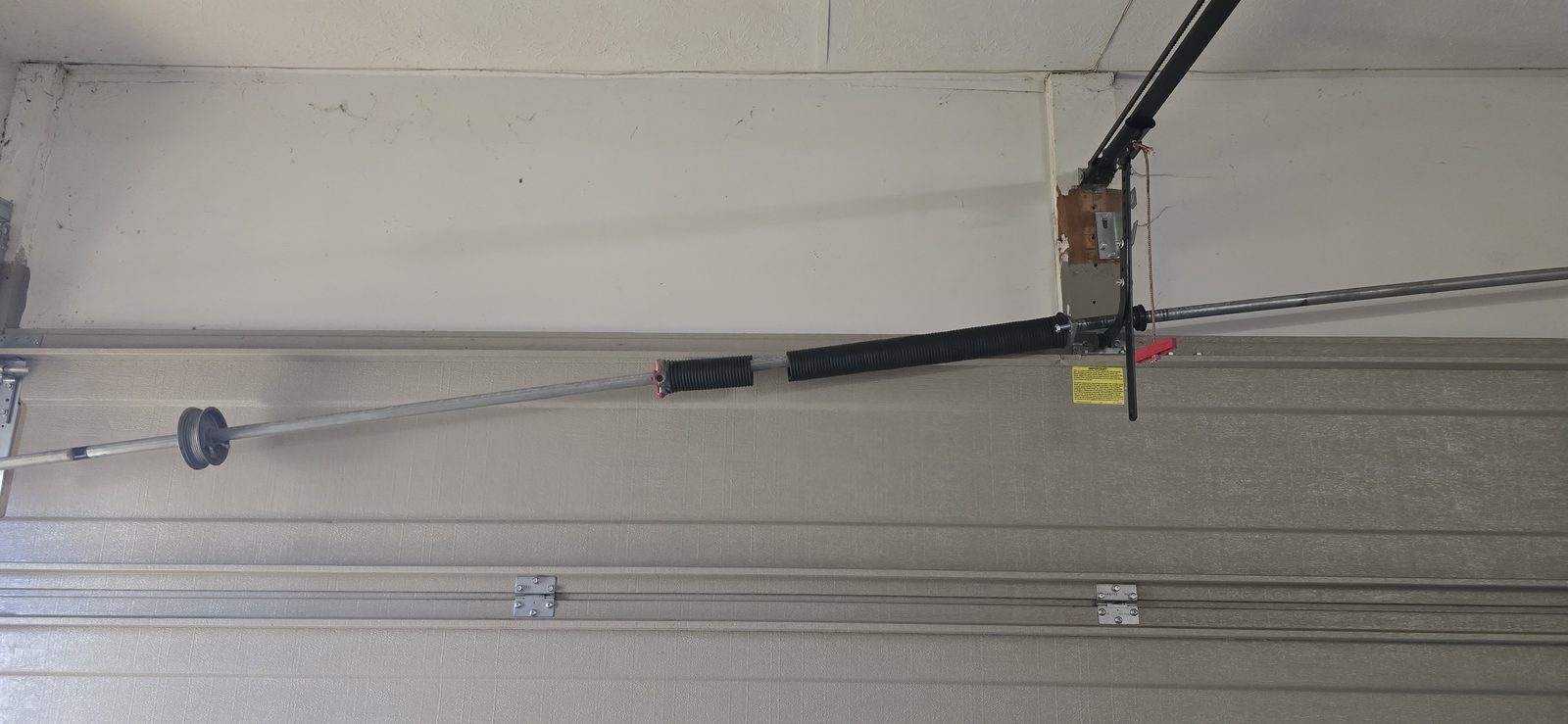 Garage door springs replaced and adjusted by Proactive Garage Door Repair, photo 2