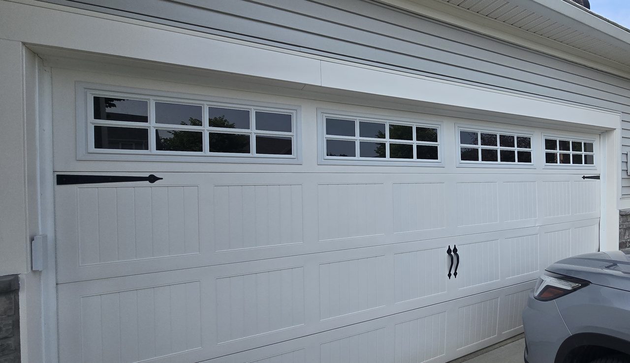 Residential garage door on a Proactive Garage Door Repair job