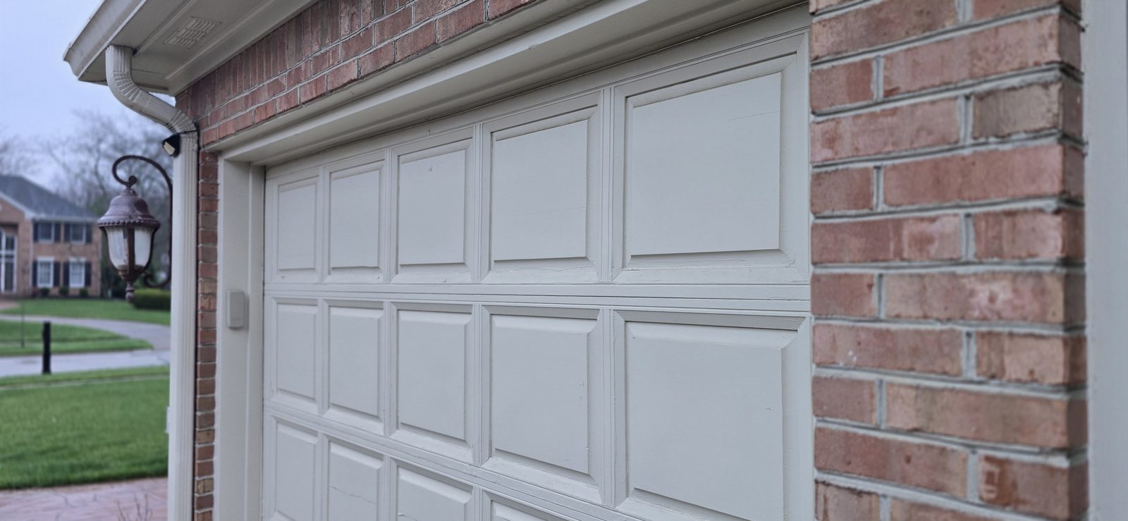 Residential garage door on a Proactive Garage Door Repair job