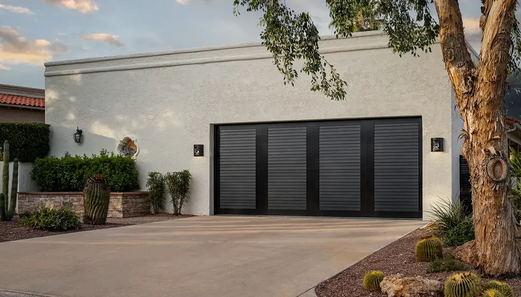 Clopay Canyon Ridge Louver garage door, example 1