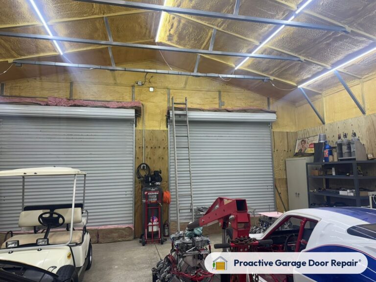 Commercial rolling doors serviced by Proactive Garage Door Repair
