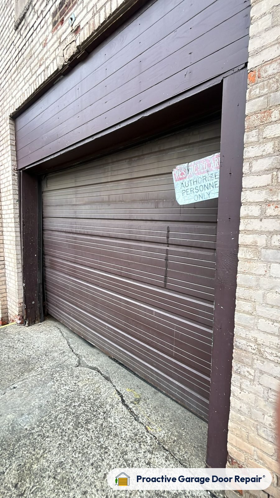 Commercial overhead door serviced by Proactive Garage Door Repair, photo 2