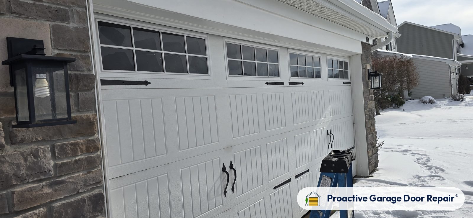 Garage door exterior at a Proactive Garage Door Repair customer home