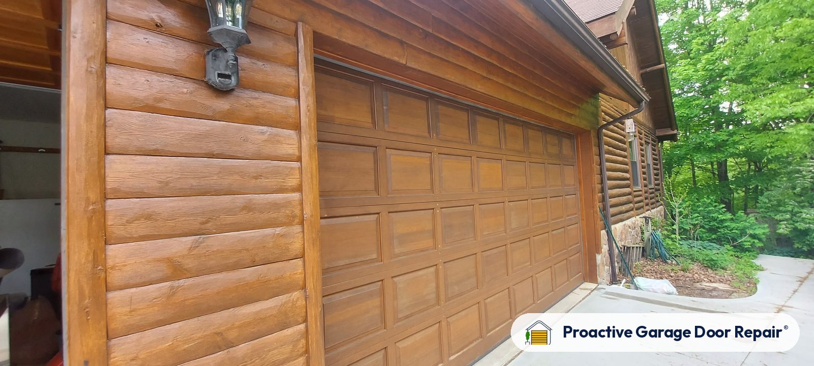 Garage door exterior at a Proactive Garage Door Repair customer home