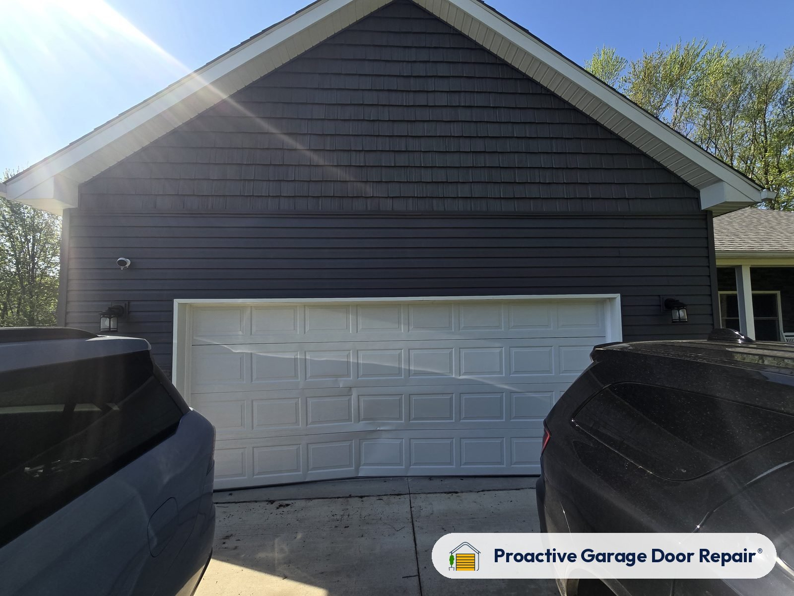 Garage door exterior at a Proactive Garage Door Repair customer home, photo 2
