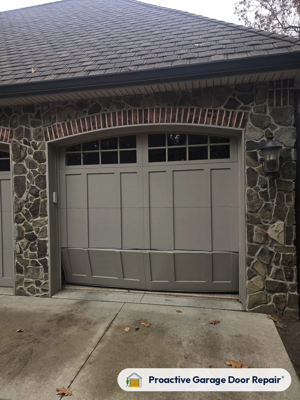 Garage door exterior at a Proactive Garage Door Repair customer home