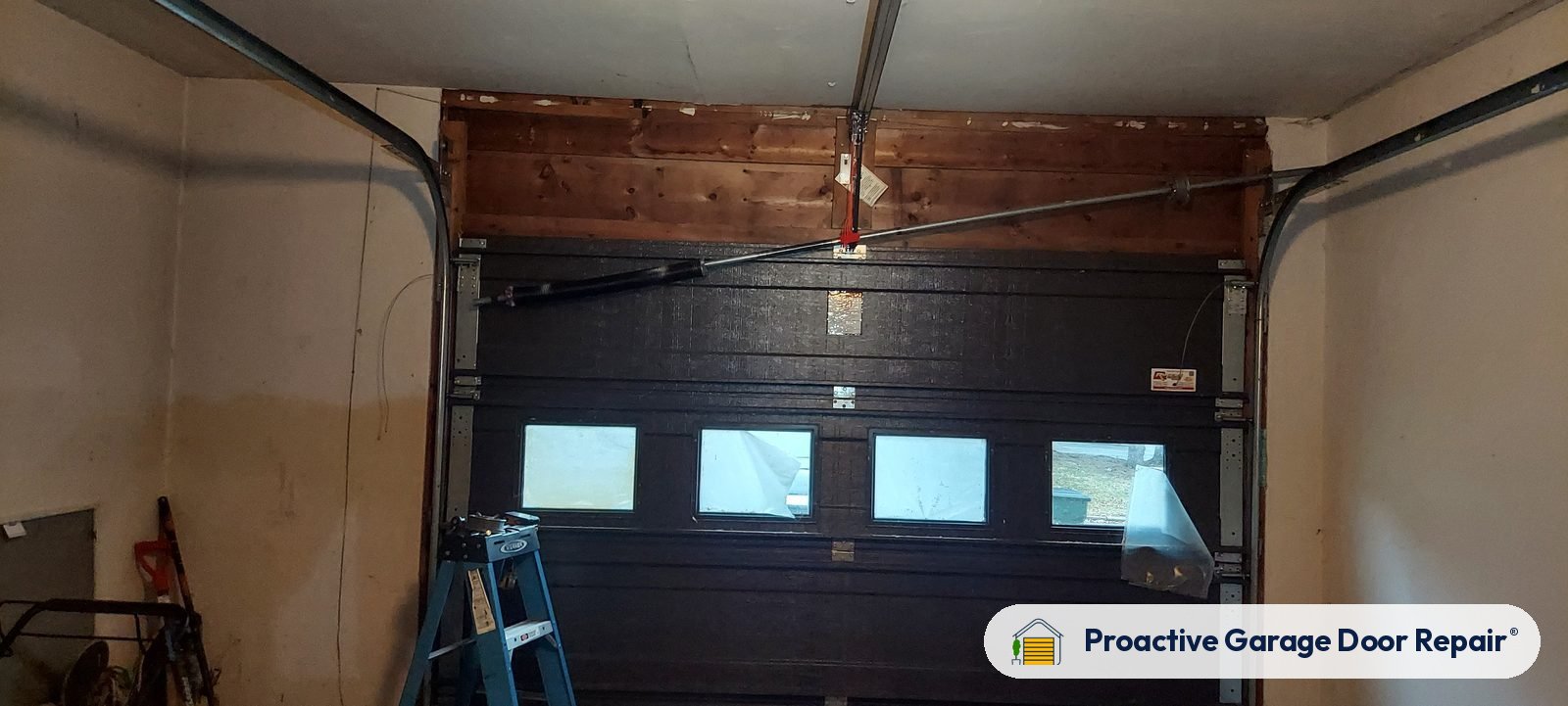 Garage door springs, tracks and hardware serviced by Proactive Garage Door Repair, photo 2