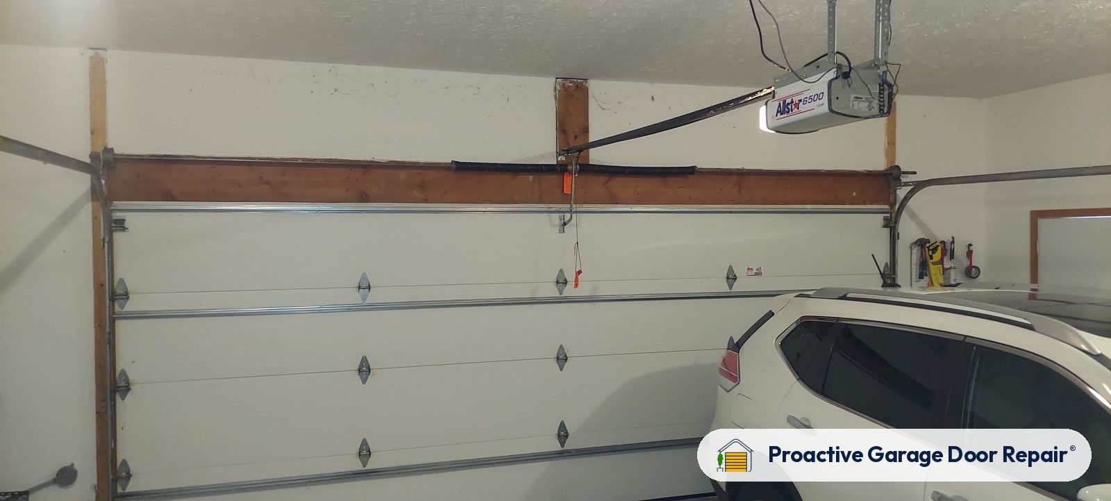Garage door springs, tracks and hardware serviced by Proactive Garage Door Repair, photo 2