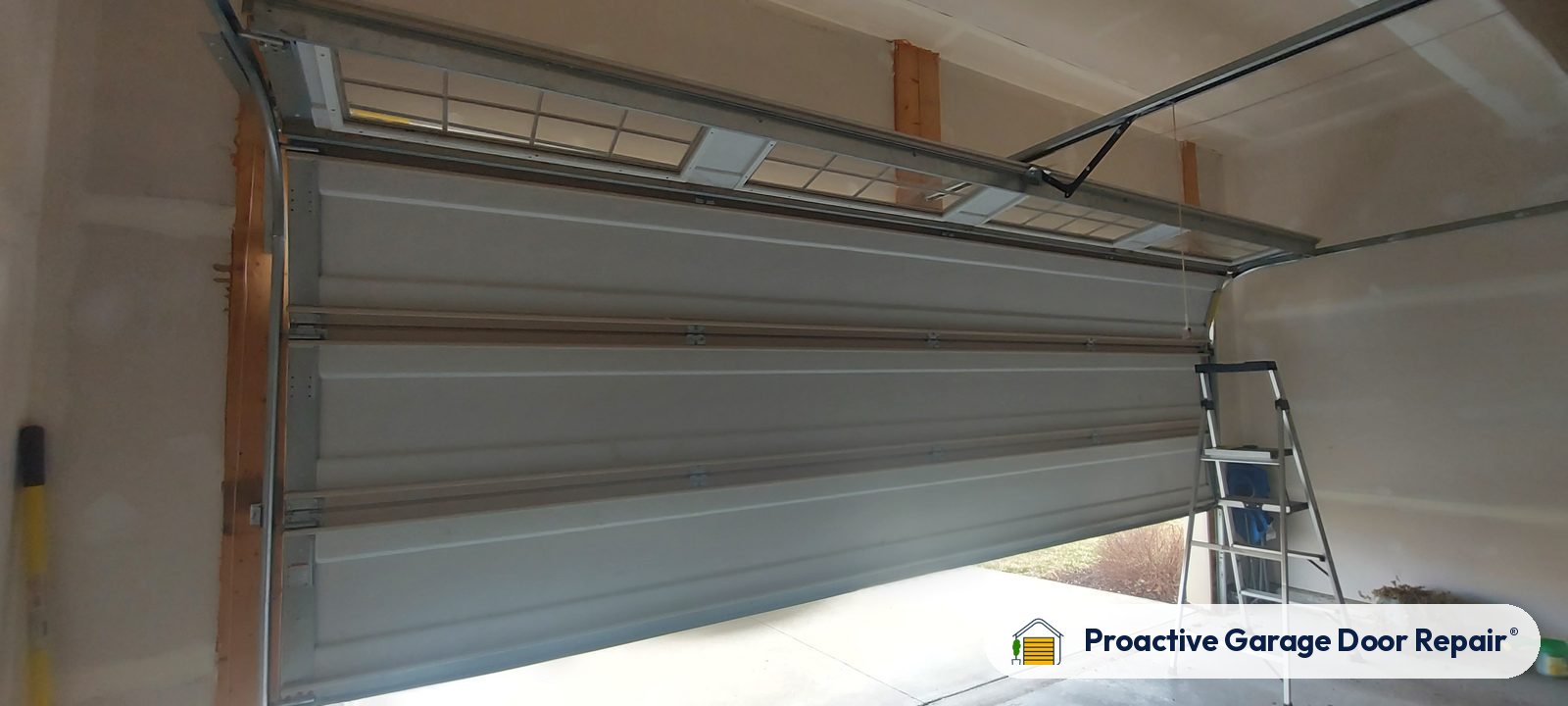 Garage door springs, tracks and hardware serviced by Proactive Garage Door Repair, photo 2