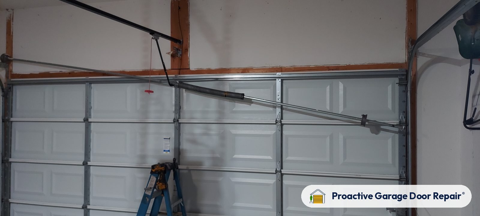 Garage door springs, tracks and hardware serviced by Proactive Garage Door Repair