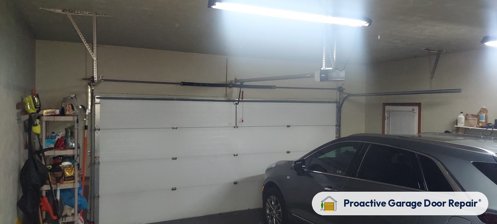 Garage door springs, tracks and hardware serviced by Proactive Garage Door Repair, photo 2