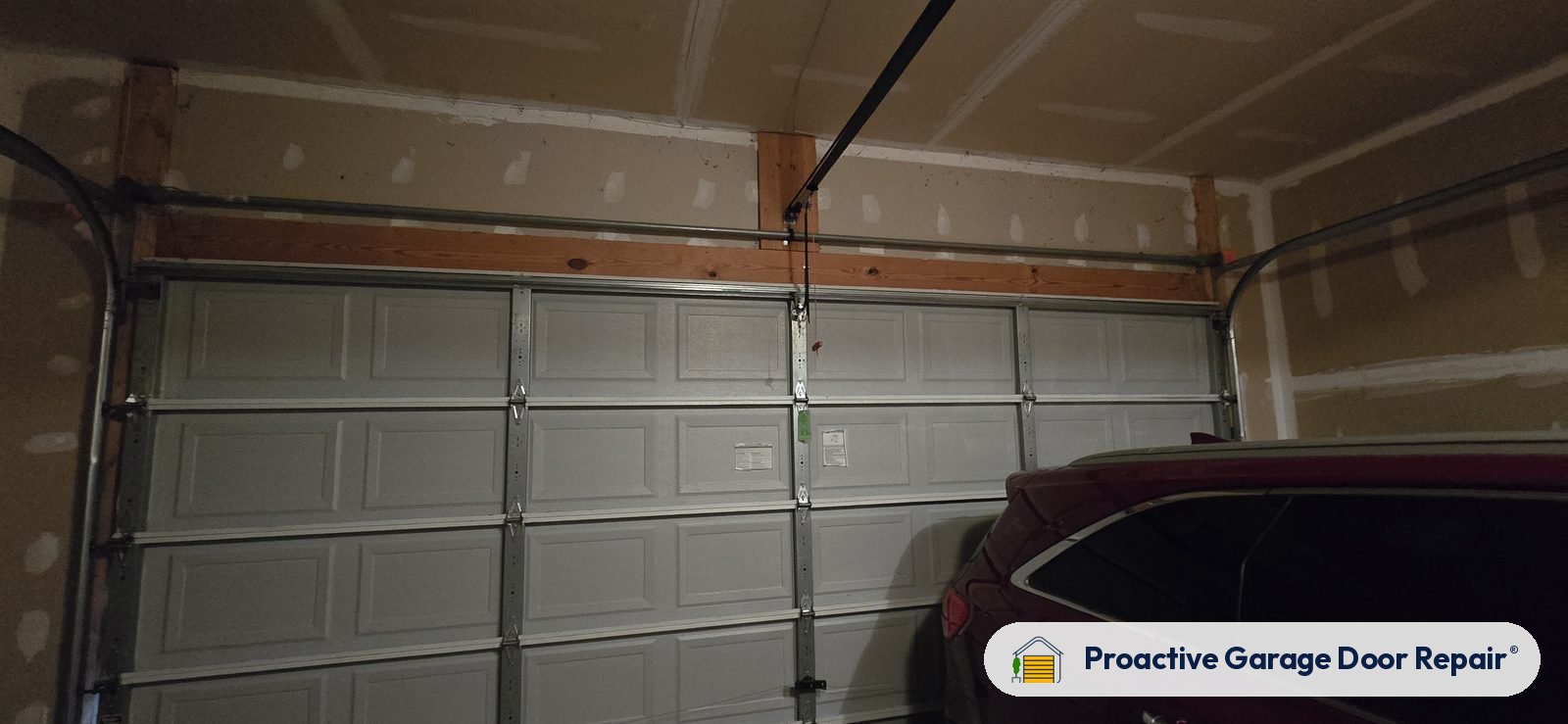 Garage door springs, tracks and hardware serviced by Proactive Garage Door Repair