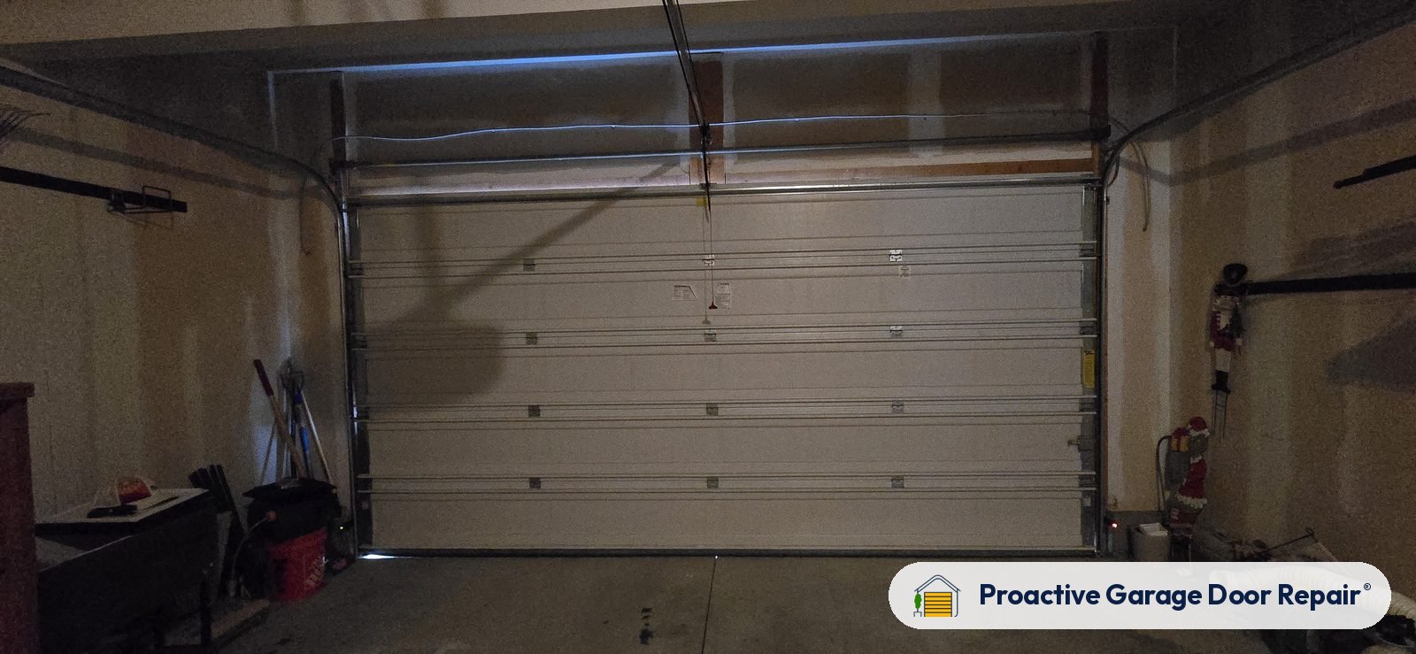Garage door springs, tracks and hardware serviced by Proactive Garage Door Repair, photo 2