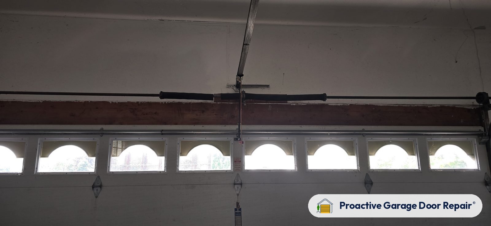 Garage door springs, tracks and hardware serviced by Proactive Garage Door Repair