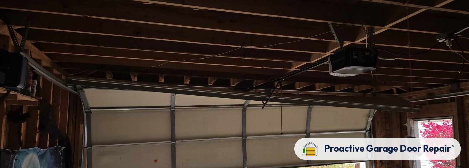 Garage door springs, tracks and hardware serviced by Proactive Garage Door Repair