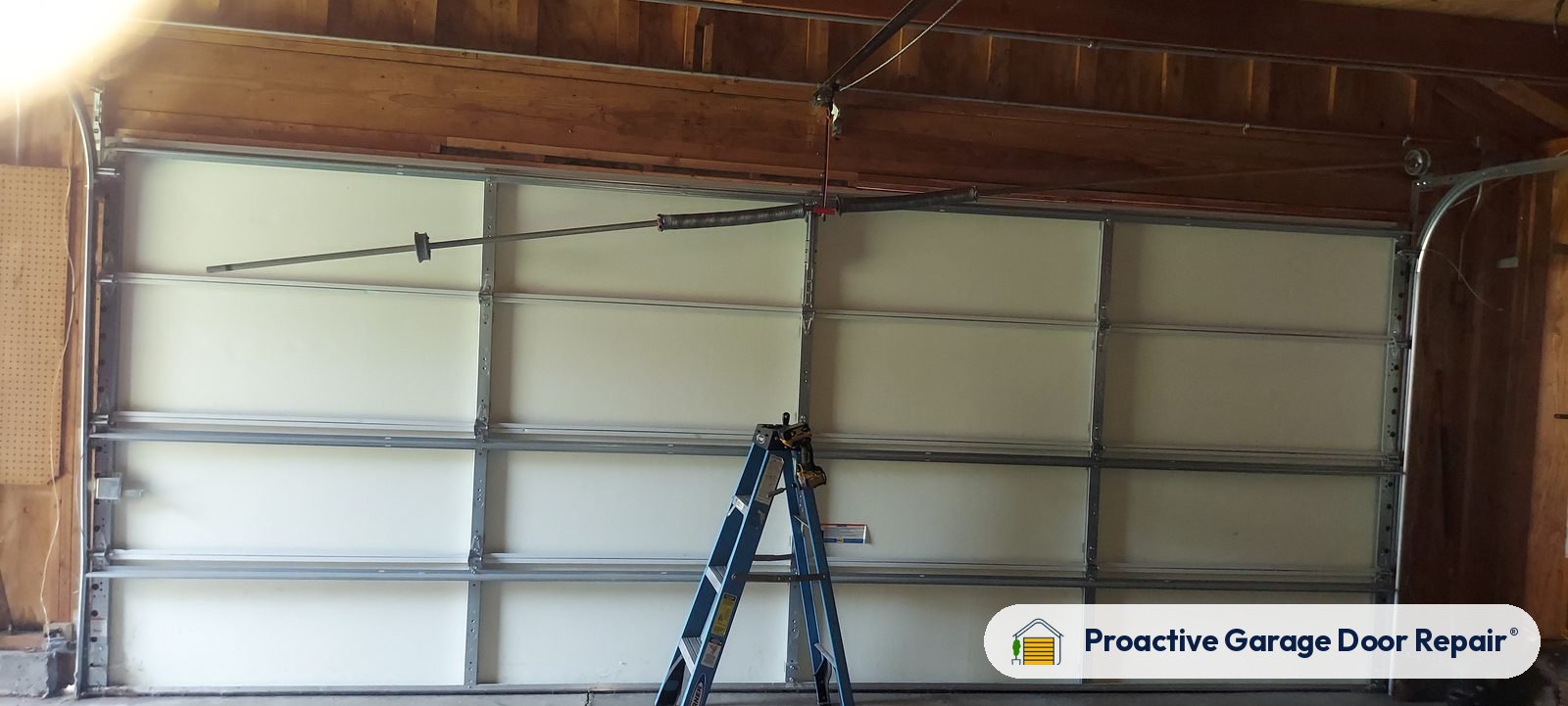 Garage door springs, tracks and hardware serviced by Proactive Garage Door Repair, photo 2