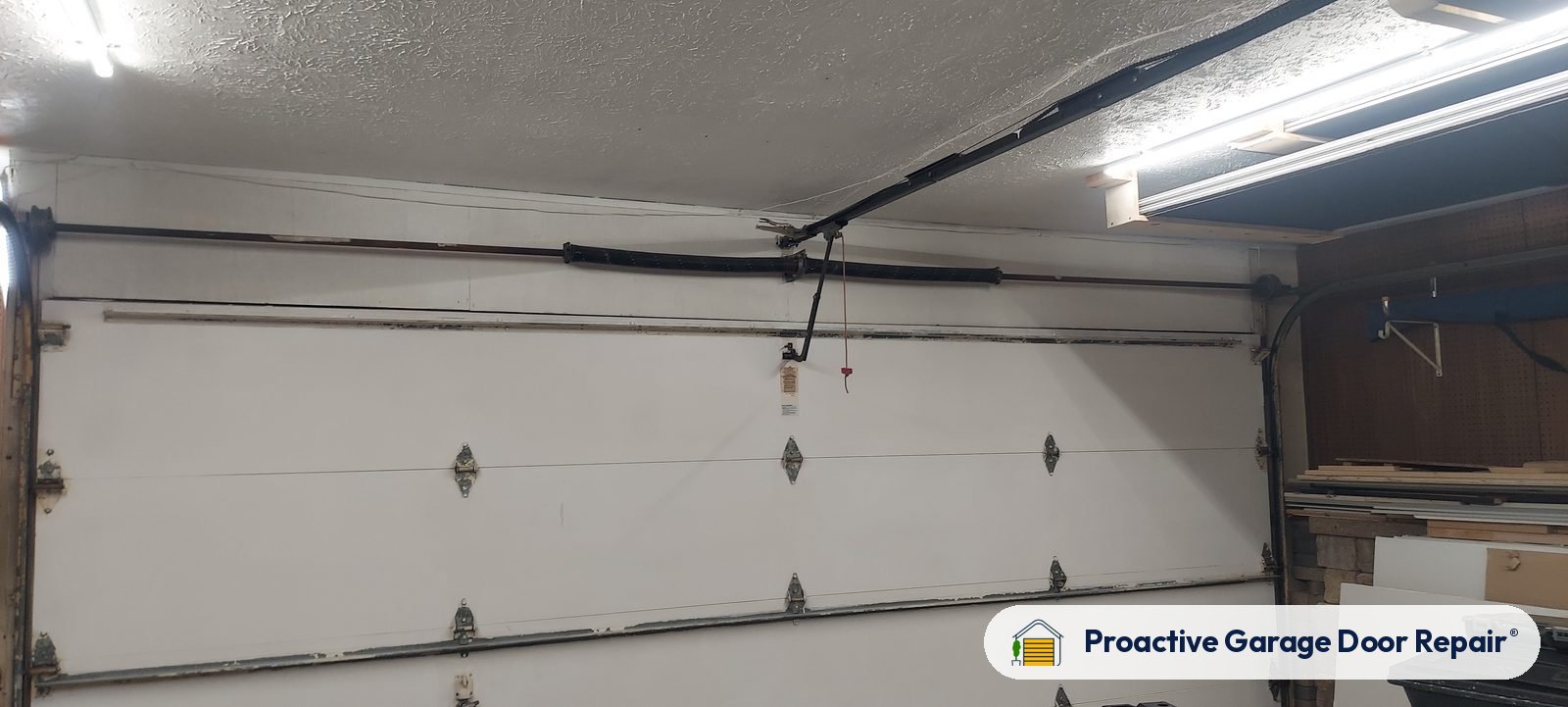 Garage door springs, tracks and hardware serviced by Proactive Garage Door Repair, photo 2