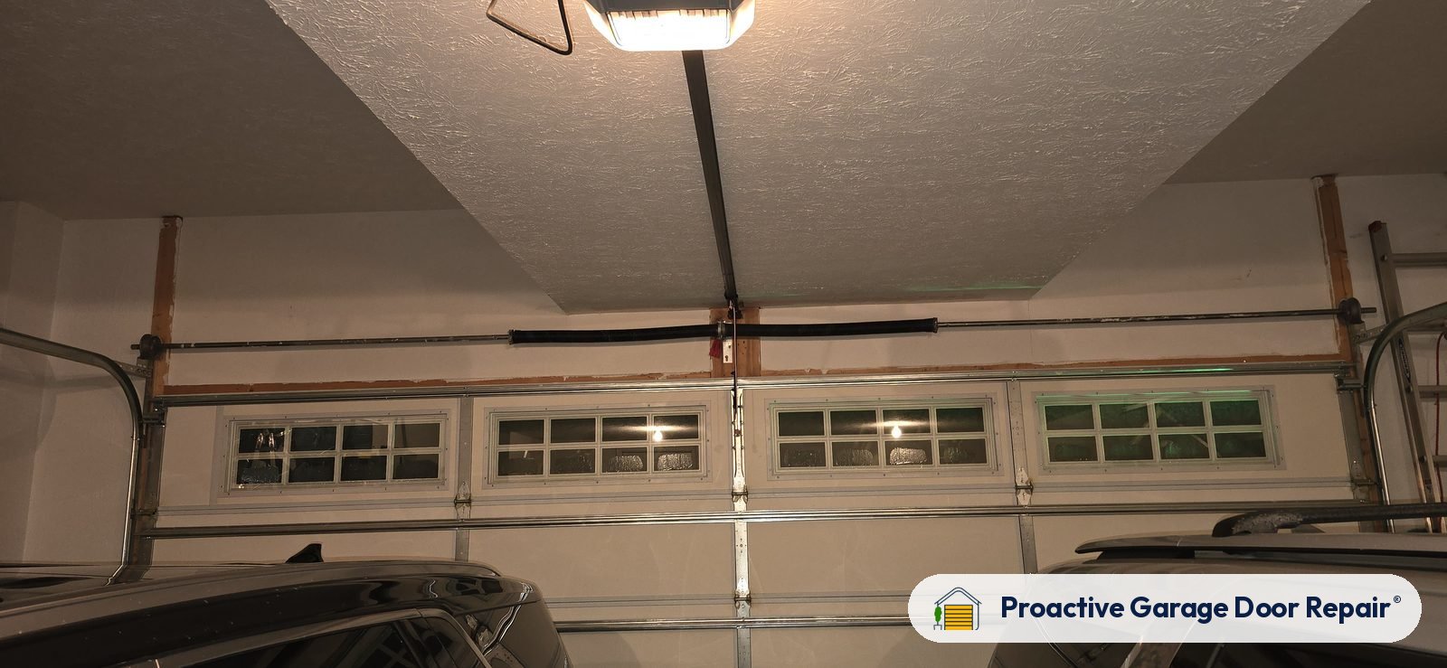Garage door springs, tracks and hardware serviced by Proactive Garage Door Repair, photo 3