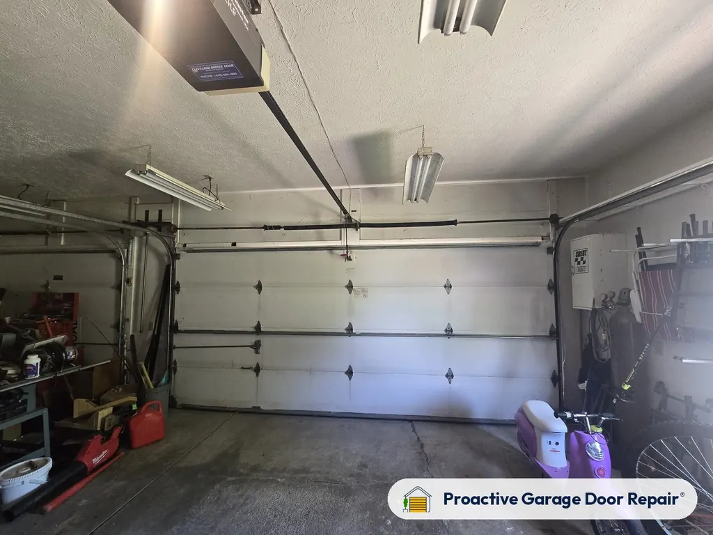 Garage door springs, tracks and hardware serviced by Proactive Garage Door Repair, photo 2