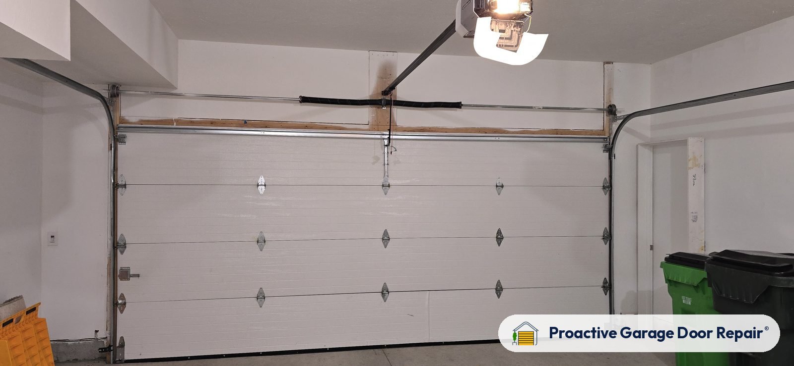 Garage door springs, tracks and hardware serviced by Proactive Garage Door Repair, photo 2