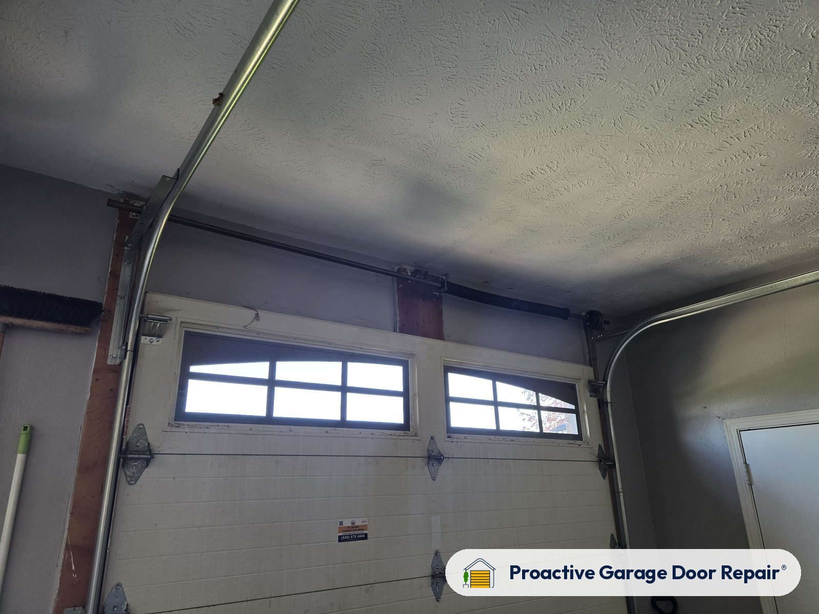 Garage door springs, tracks and hardware serviced by Proactive Garage Door Repair