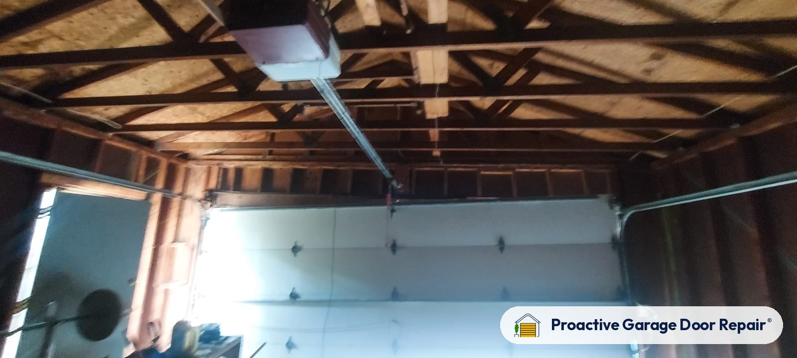 Garage door springs, tracks and hardware serviced by Proactive Garage Door Repair, photo 2