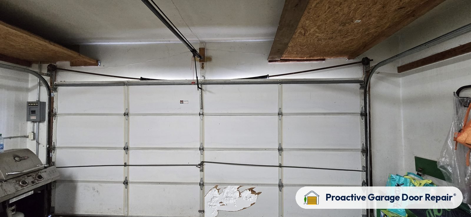 Garage door springs, tracks and hardware serviced by Proactive Garage Door Repair, photo 2