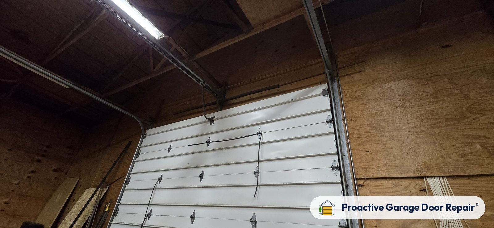 Garage door springs, tracks and hardware serviced by Proactive Garage Door Repair, photo 2