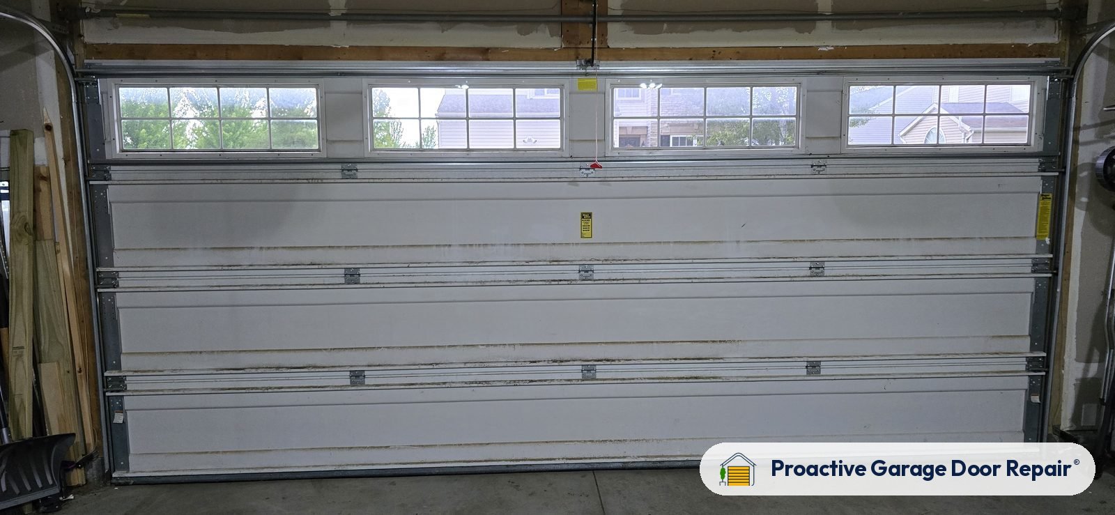 Garage door springs, tracks and hardware serviced by Proactive Garage Door Repair, photo 3