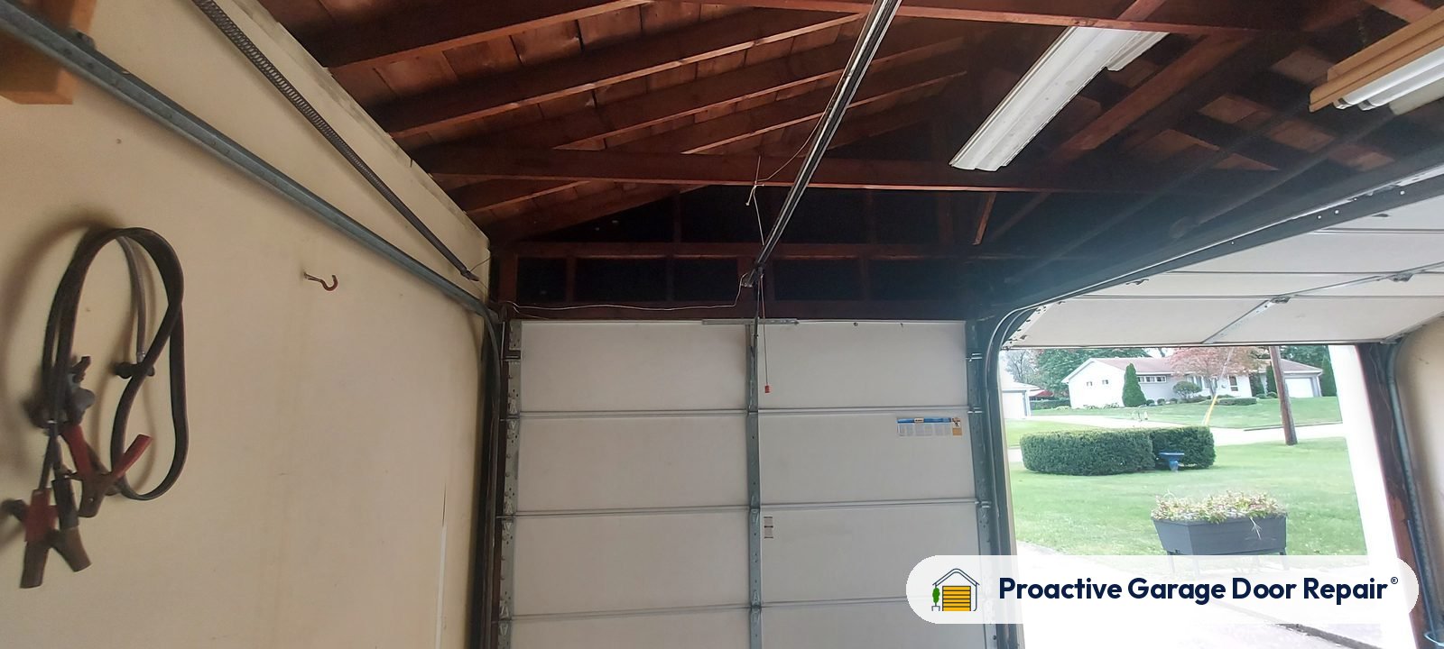 Garage door springs, tracks and hardware serviced by Proactive Garage Door Repair in Barberton, Ohio