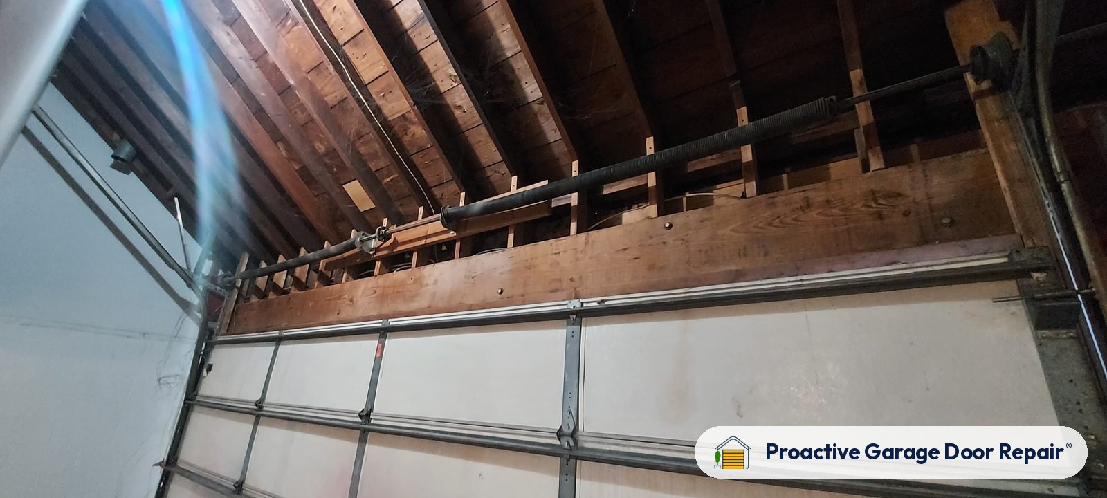 Garage door springs, tracks and hardware serviced by Proactive Garage Door Repair in Hudson, Ohio