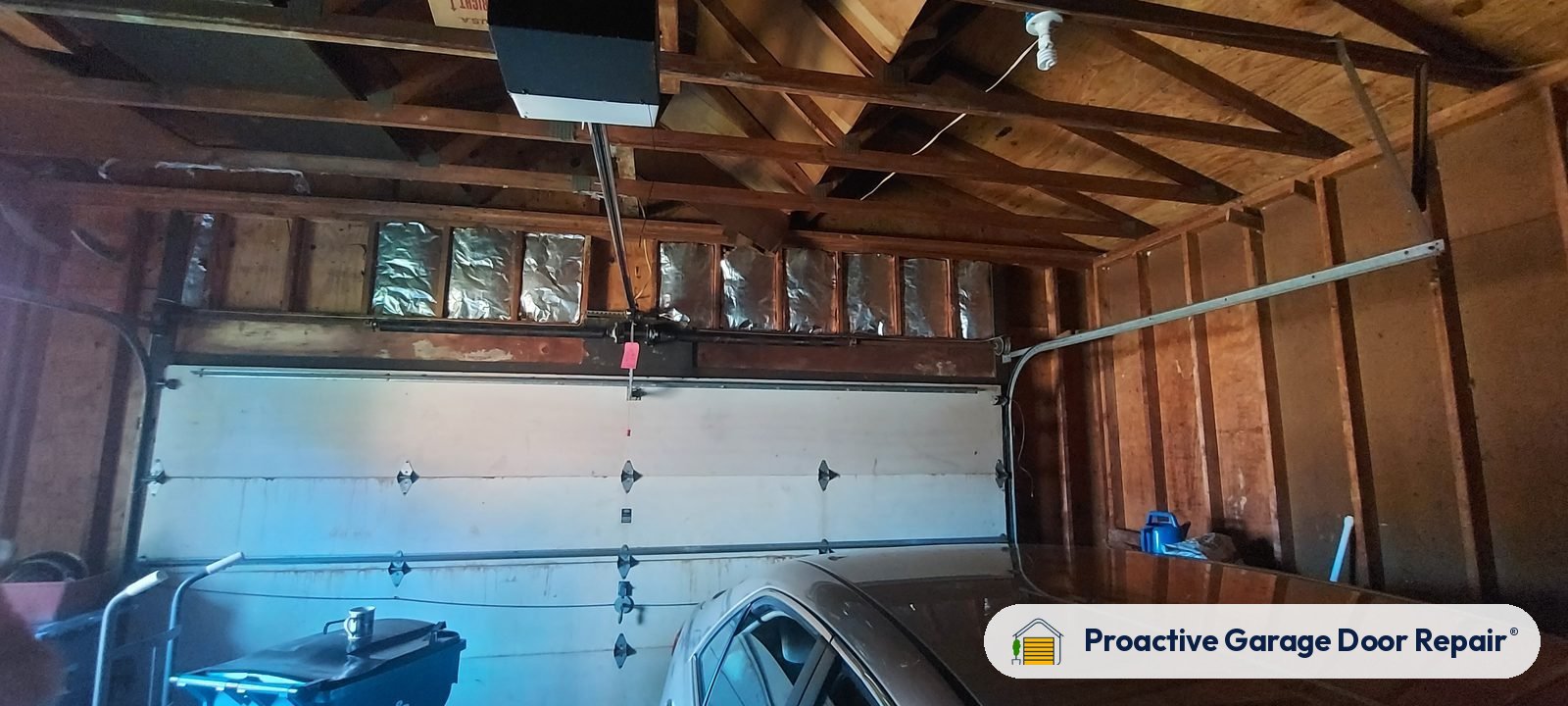 Garage door springs, tracks and hardware serviced by Proactive Garage Door Repair in Lorain, Ohio