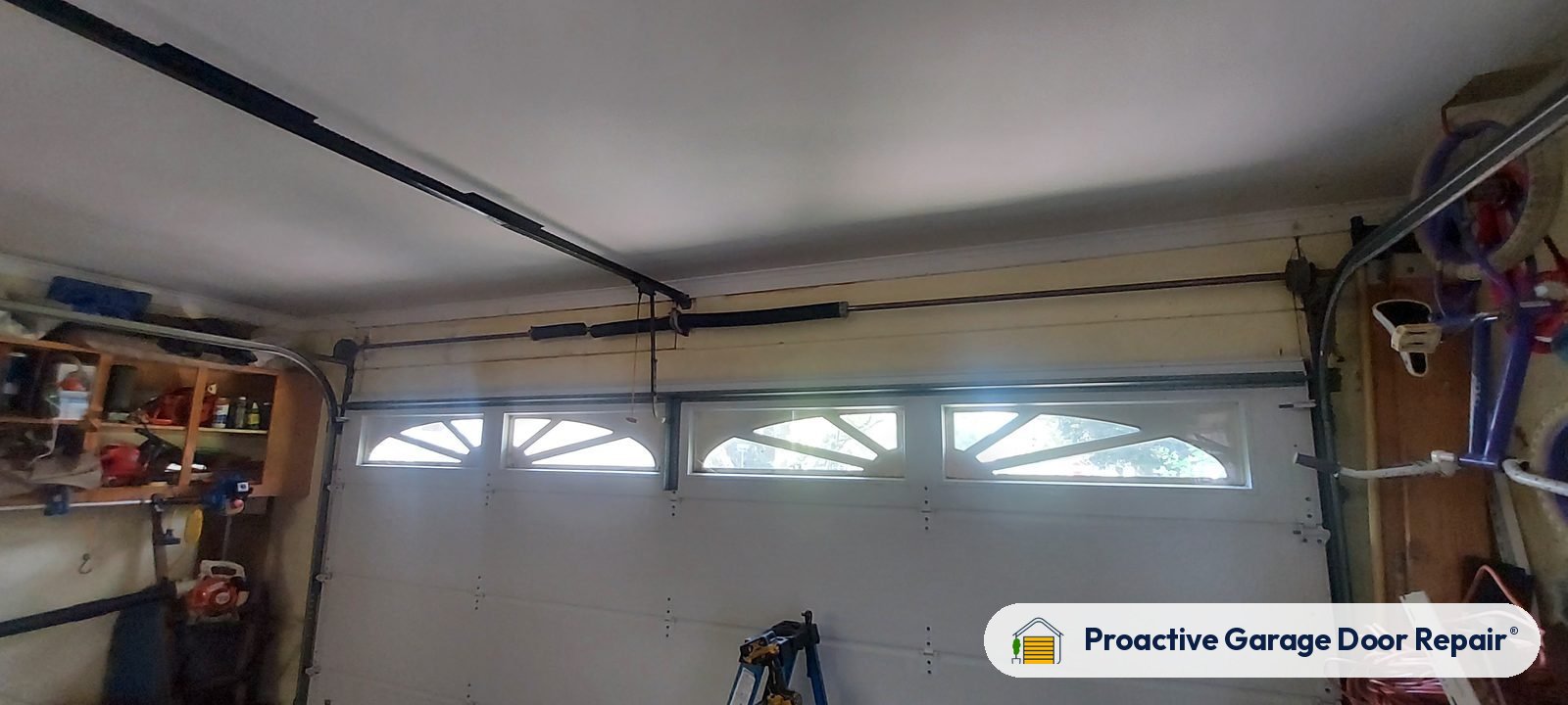 Garage door springs, tracks and hardware serviced by Proactive Garage Door Repair in Massillon, Ohio