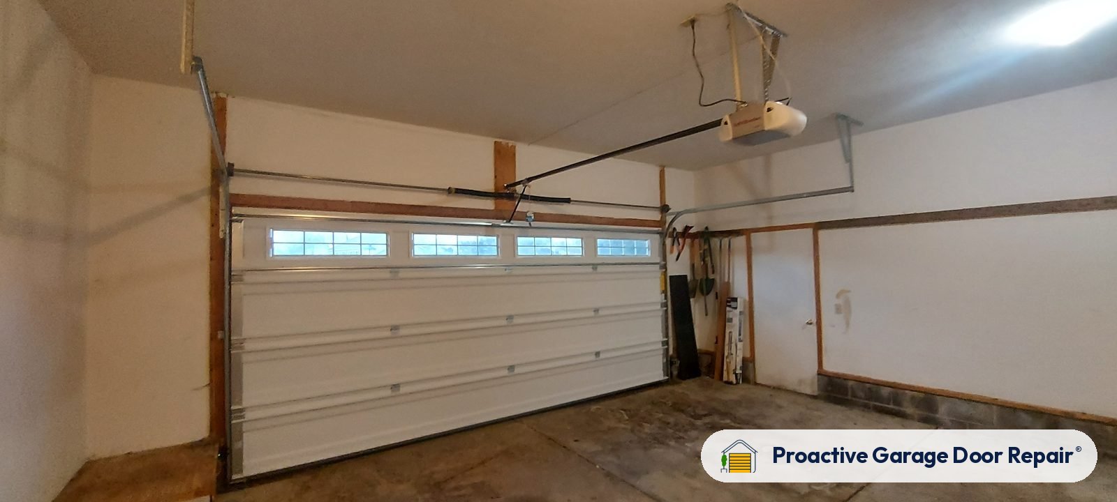 Garage door springs, tracks and hardware serviced by Proactive Garage Door Repair in Medina, Ohio, photo 2