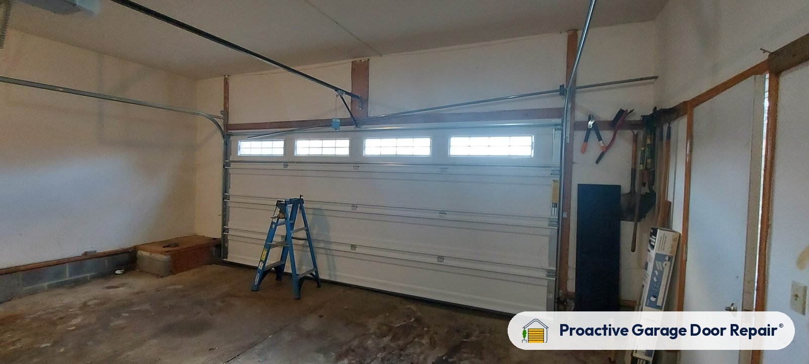 Garage door springs, tracks and hardware serviced by Proactive Garage Door Repair in Medina, Ohio