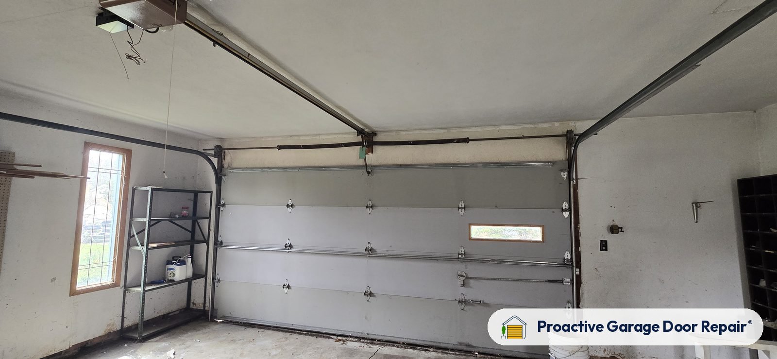 Garage door springs, tracks and hardware serviced by Proactive Garage Door Repair in North Olmsted, Ohio, photo 2