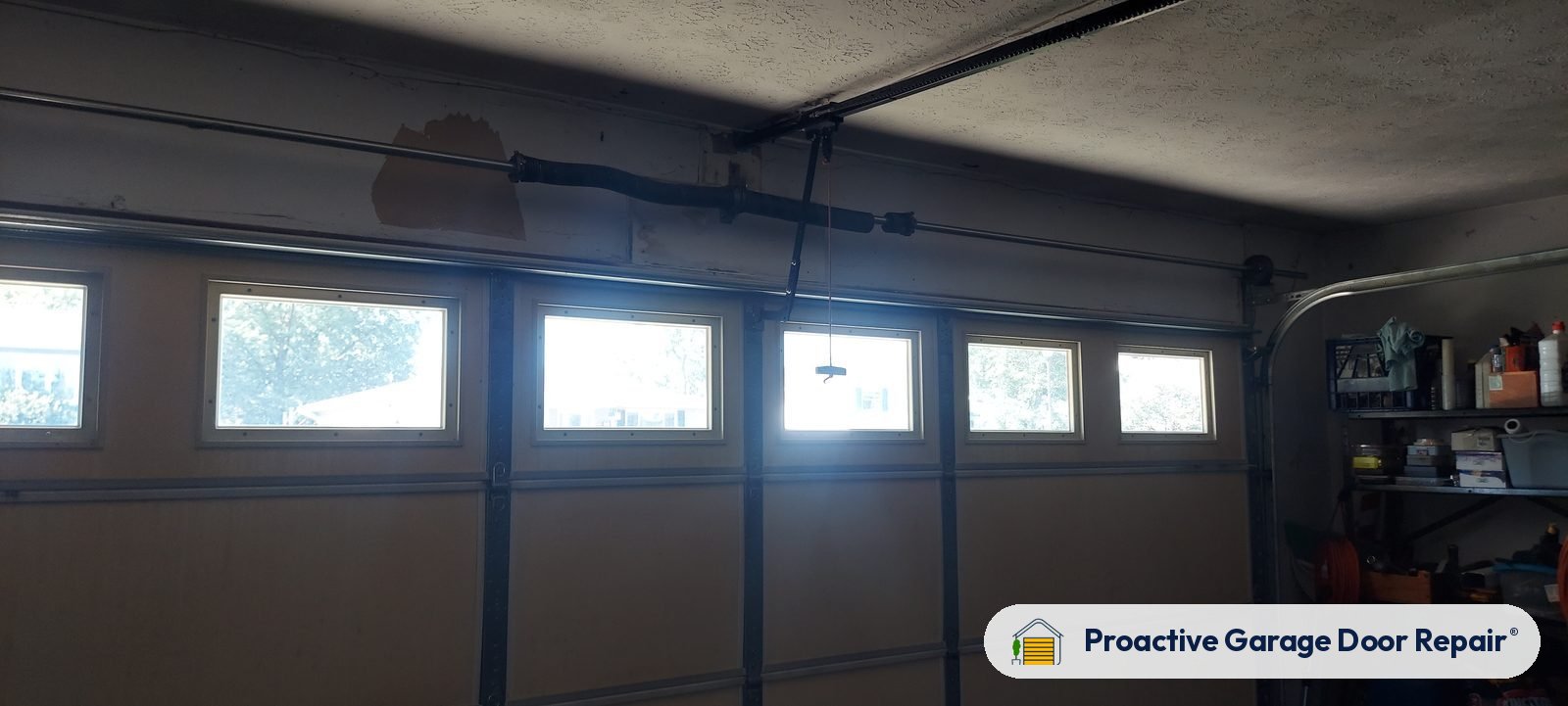 Garage door springs, tracks and hardware serviced by Proactive Garage Door Repair in Parma Heights, Ohio